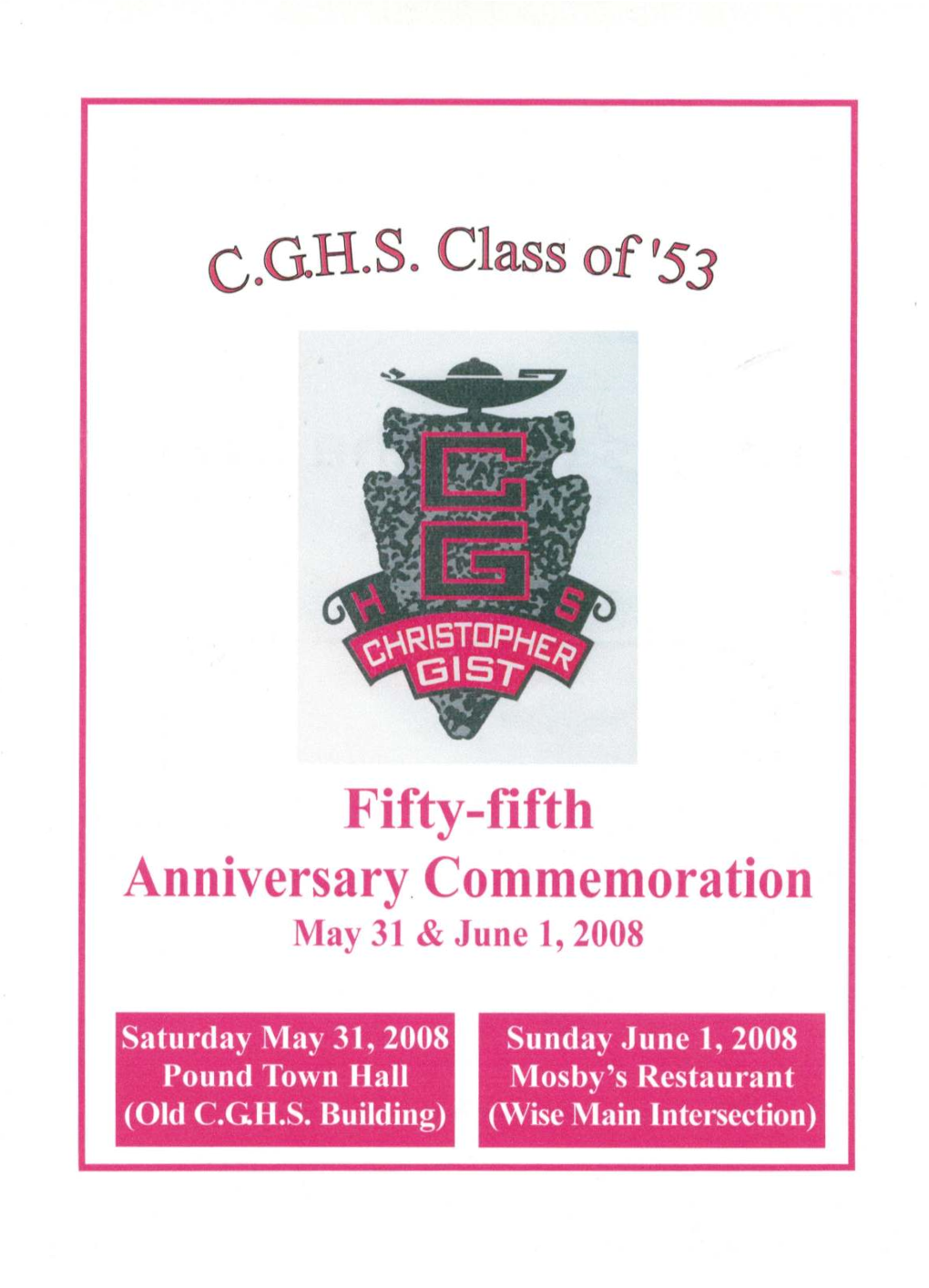 Fifty-Fifth Anniversary. Commemoration