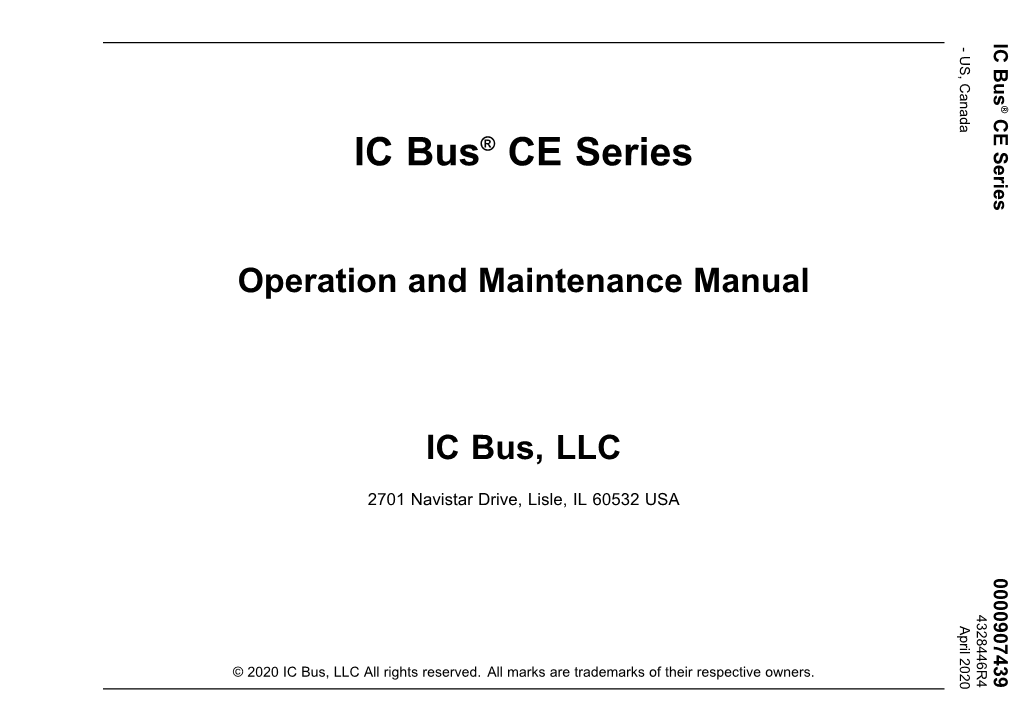 IC Bus ® CE Series