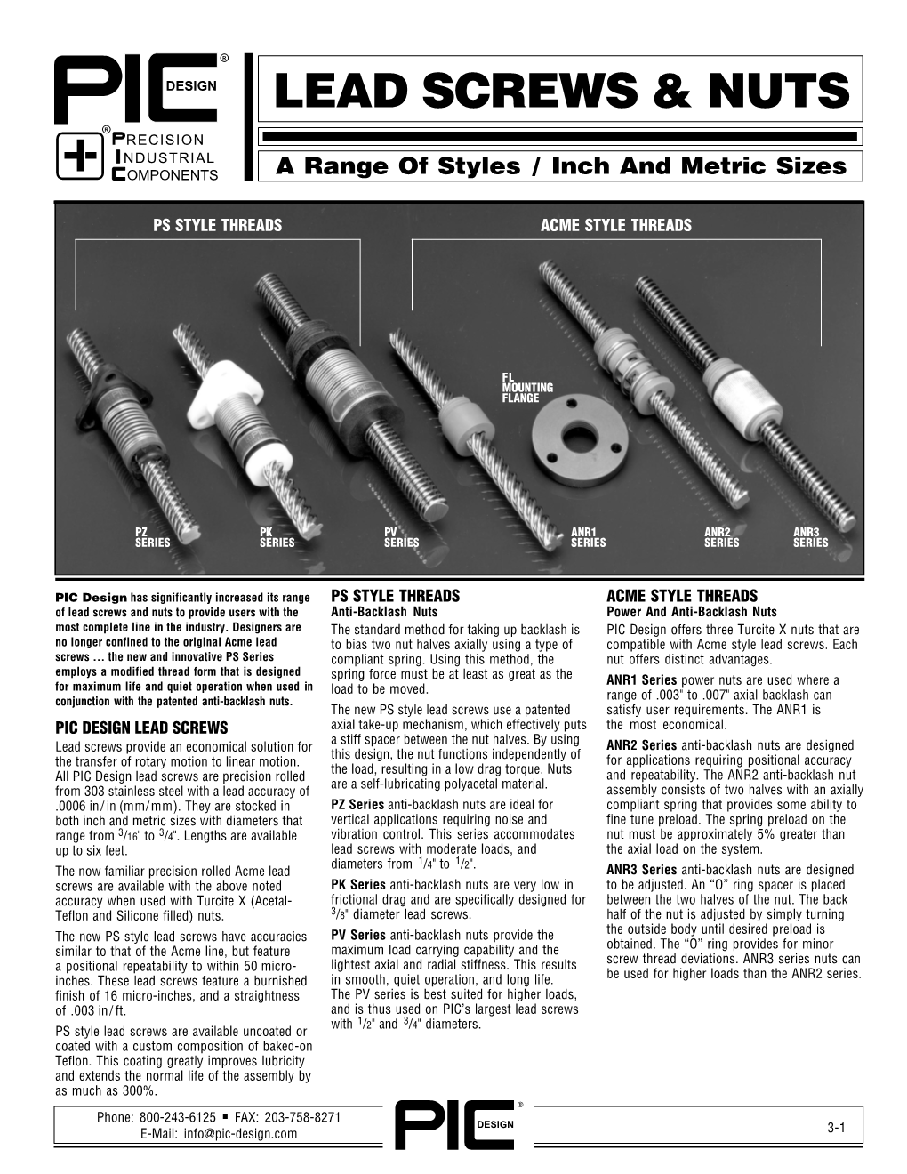 Lead Screws & Nuts