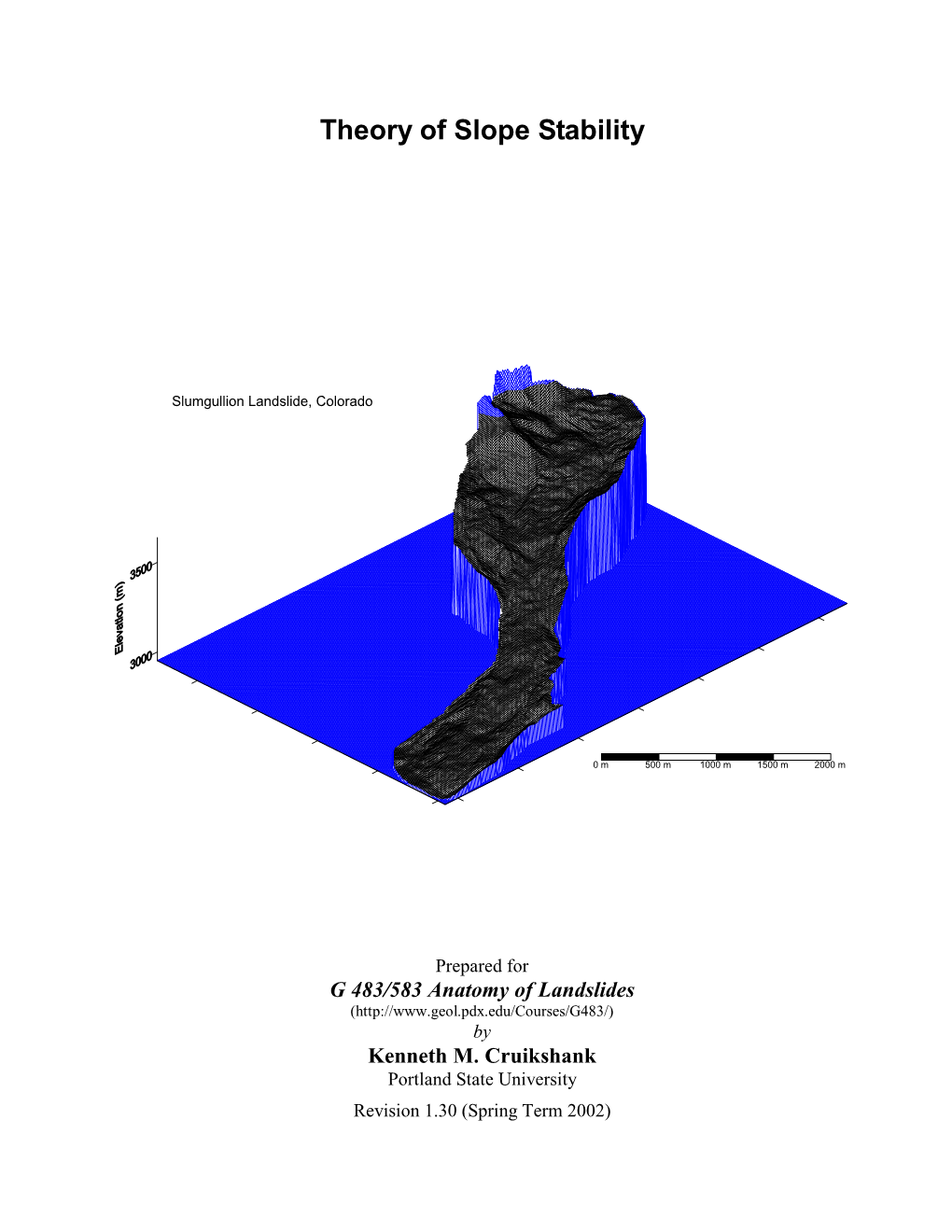 Theory of Slope Stability