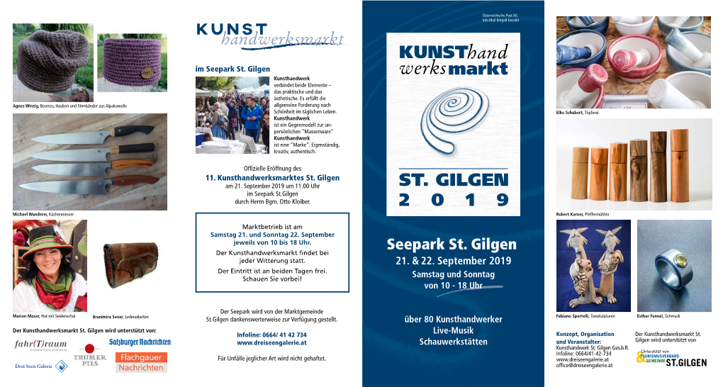 ST. GILGEN 2 0 1 9 Kunsthand Markt