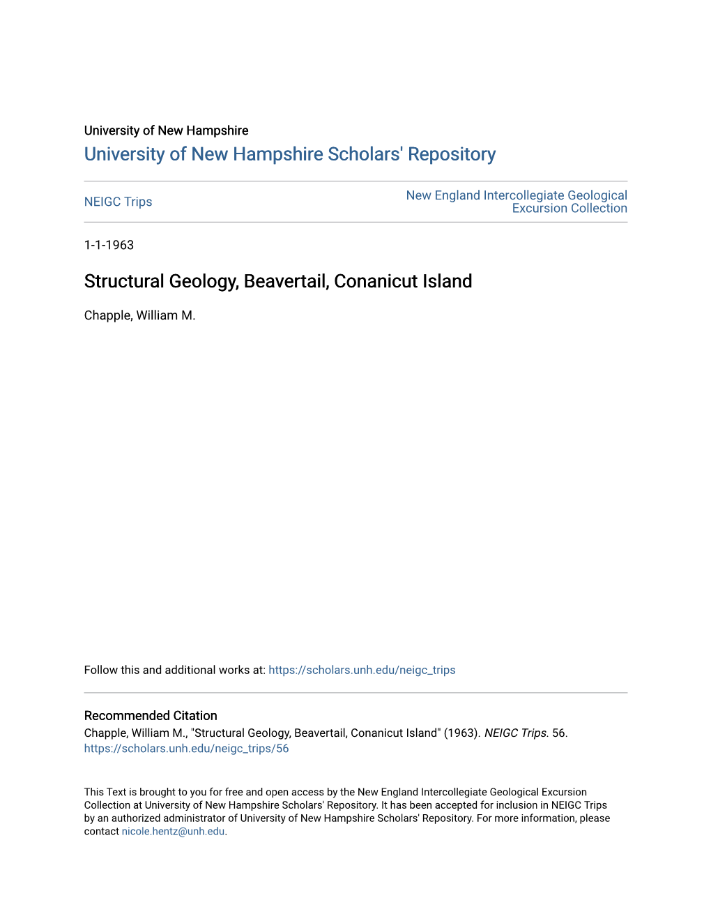 Structural Geology, Beavertail, Conanicut Island