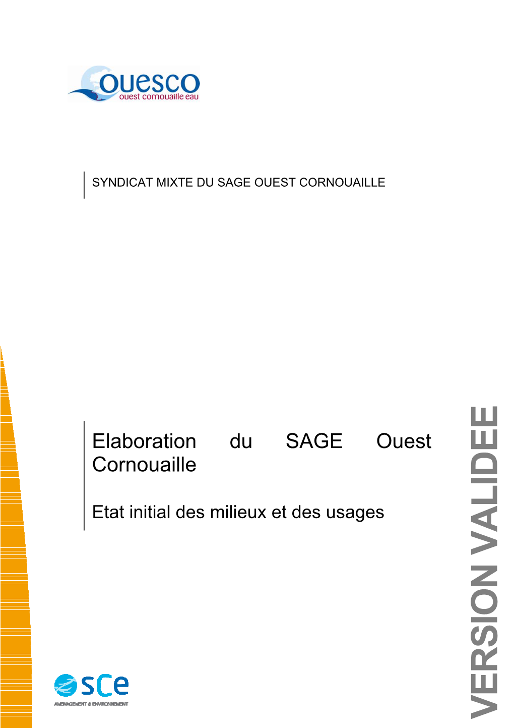 Elaboration Du SAGE Ouest Cornouaille