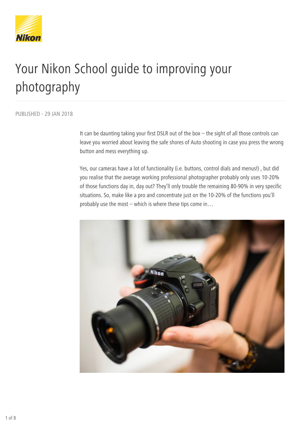 Your Nikon School Guide to Improving Your Photography