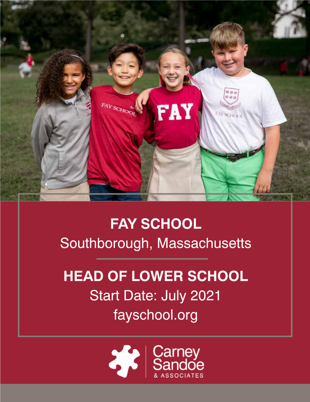 FAY SCHOOL Southborough, Massachusetts