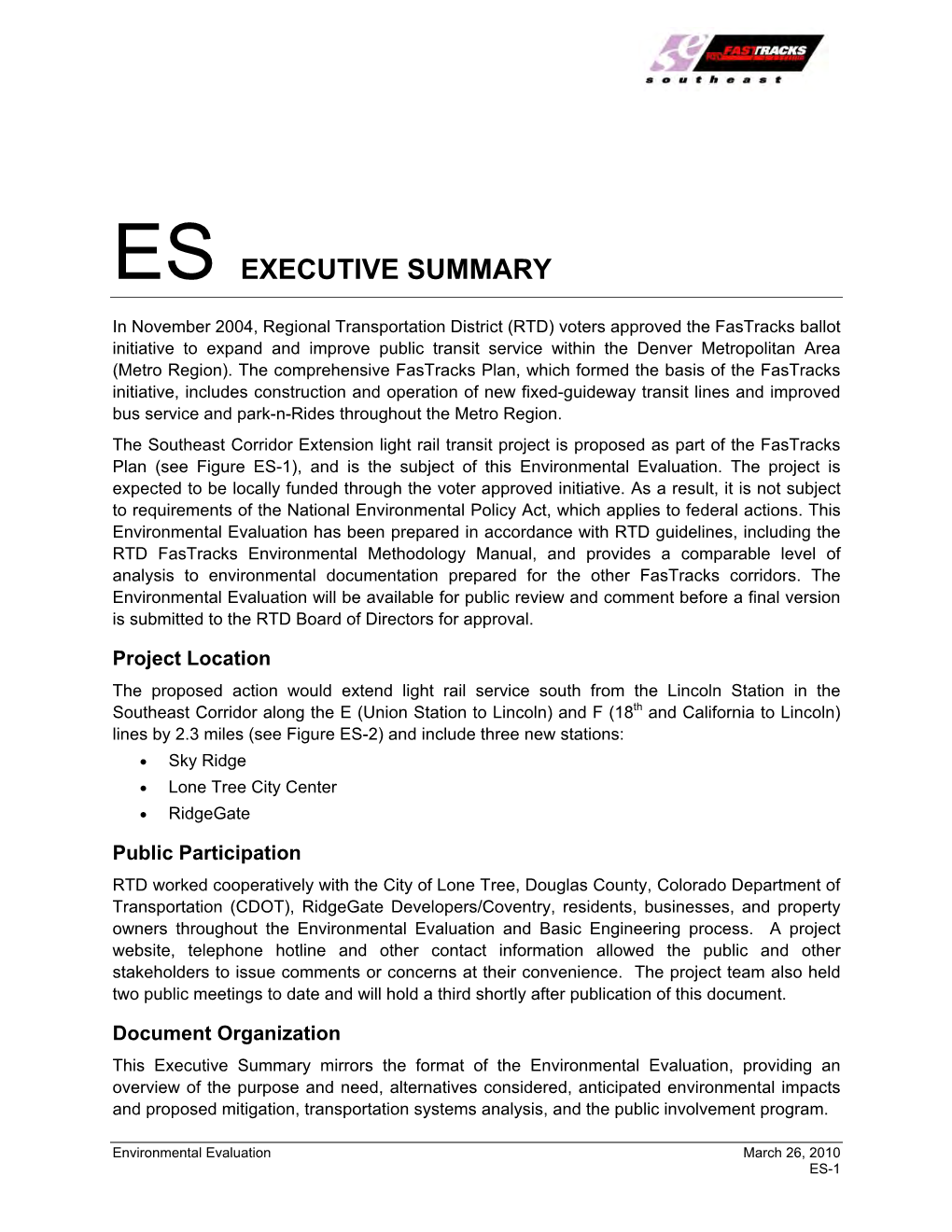 Es Executive Summary