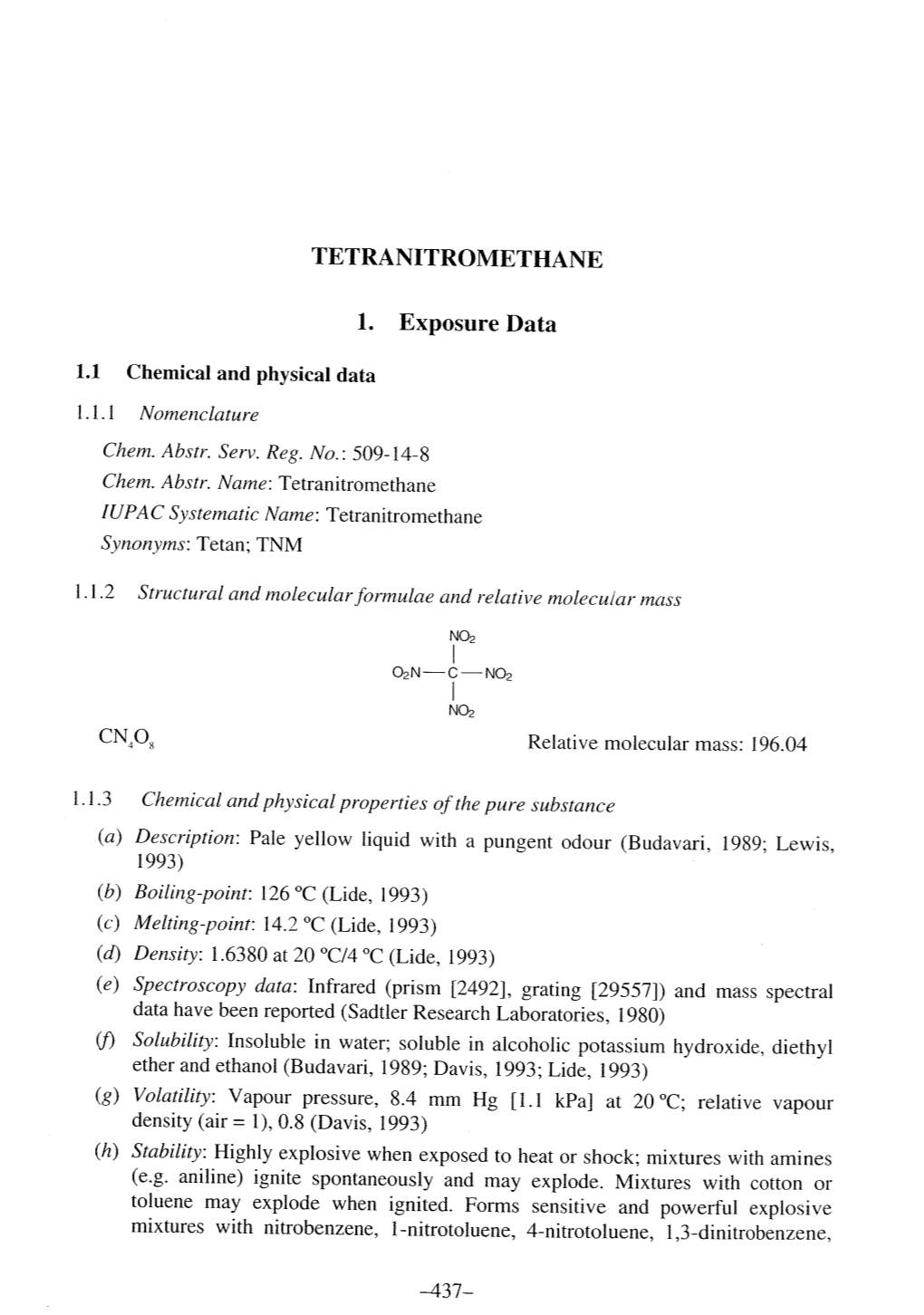 Tetranitromethane