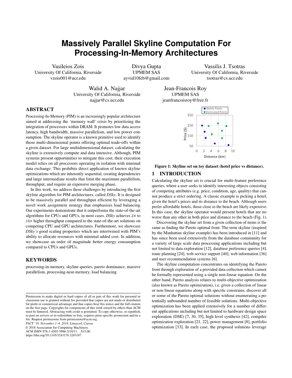 Massively Parallel Skyline Computation for Processing-In-Memory Architectures