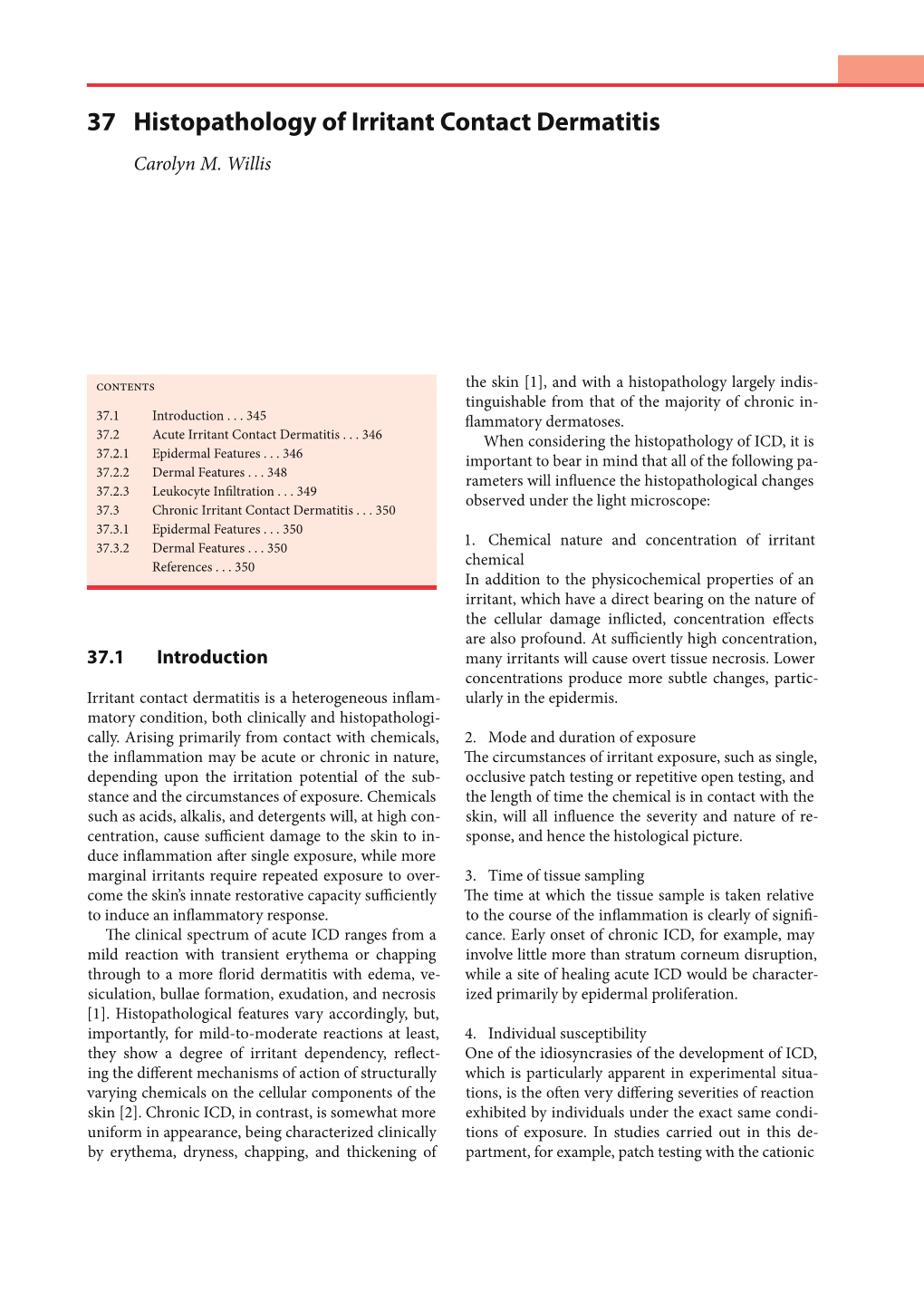 37 Histopathology of Irritant Contact Dermatitis