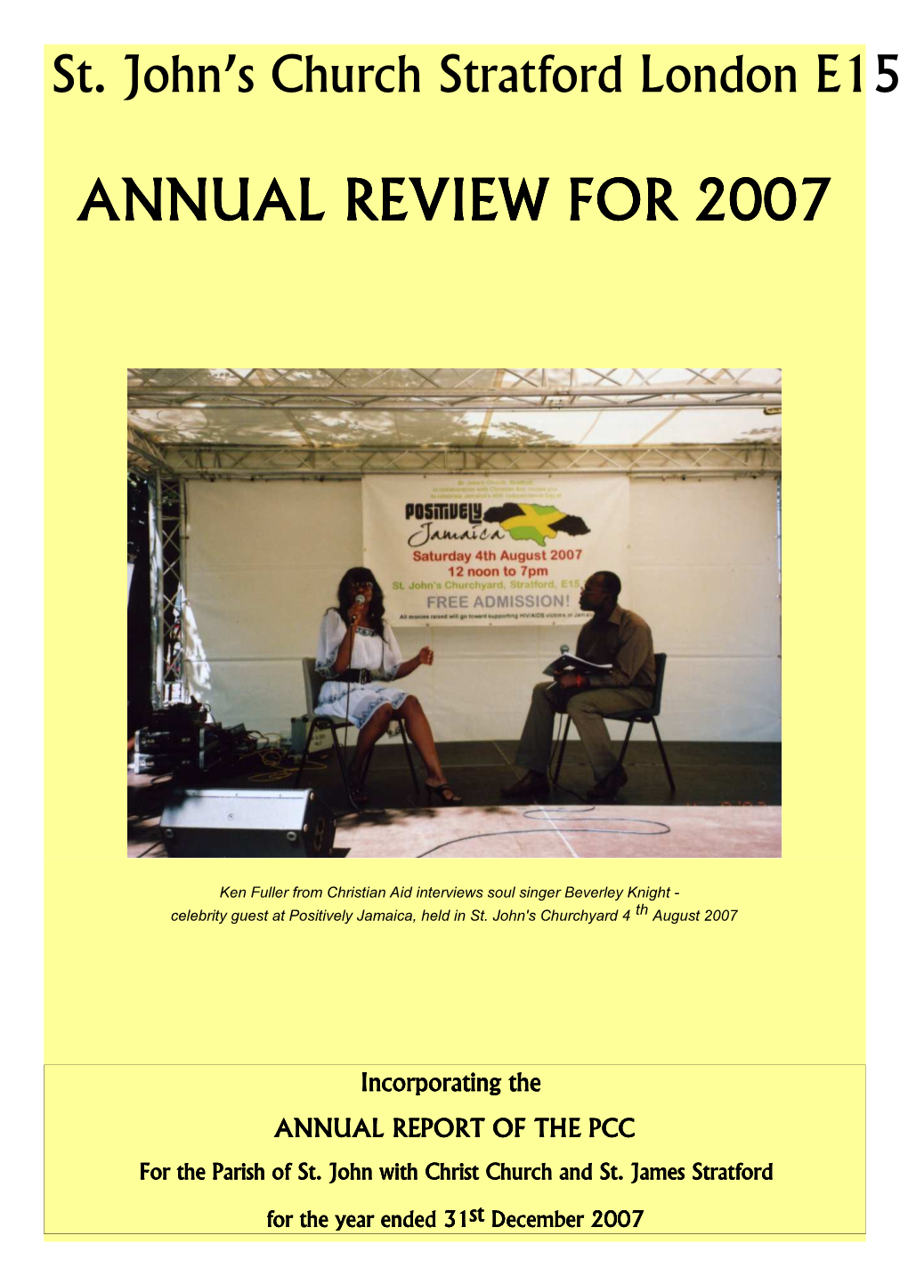 Annual Review for 2007