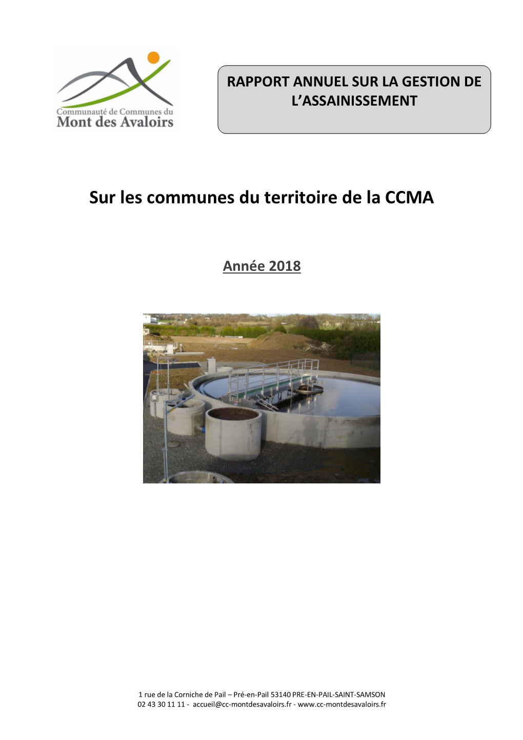 Rapport Annuel Sur La Gestion De L'assainissement