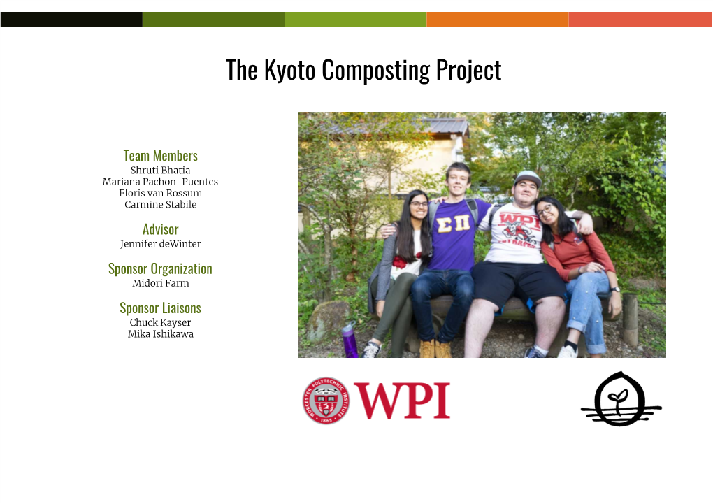 The Kyoto Composting Project