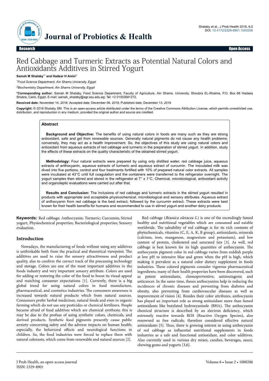 Red Cabbage and Turmeric Extracts As Potential Natural Colors And