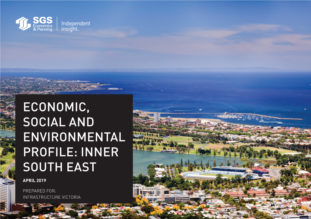 Economic, Social and Environmental Profile: Inner South East April 2019