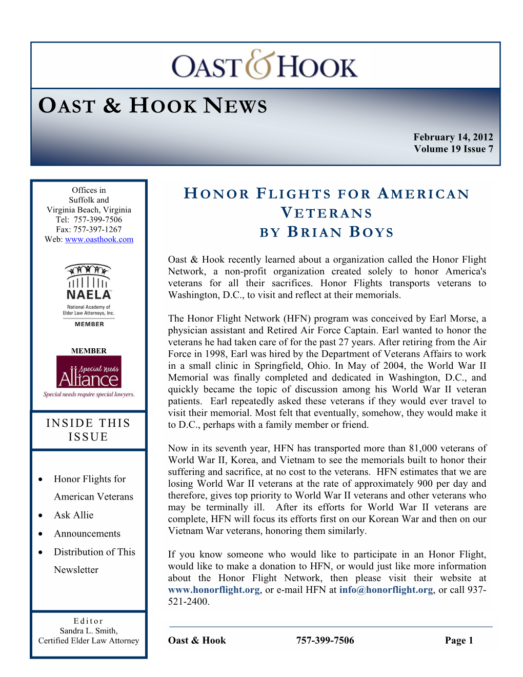 Oast & Hook News