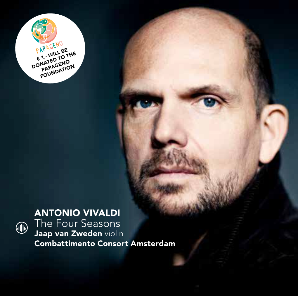 The Four Seasons Jaap Van Zweden Violin Combattimento Consort Amsterdam