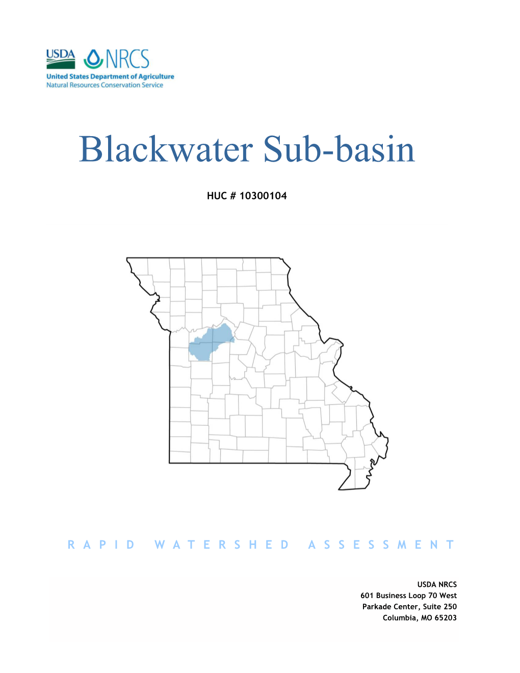 Blackwater Sub-Basin