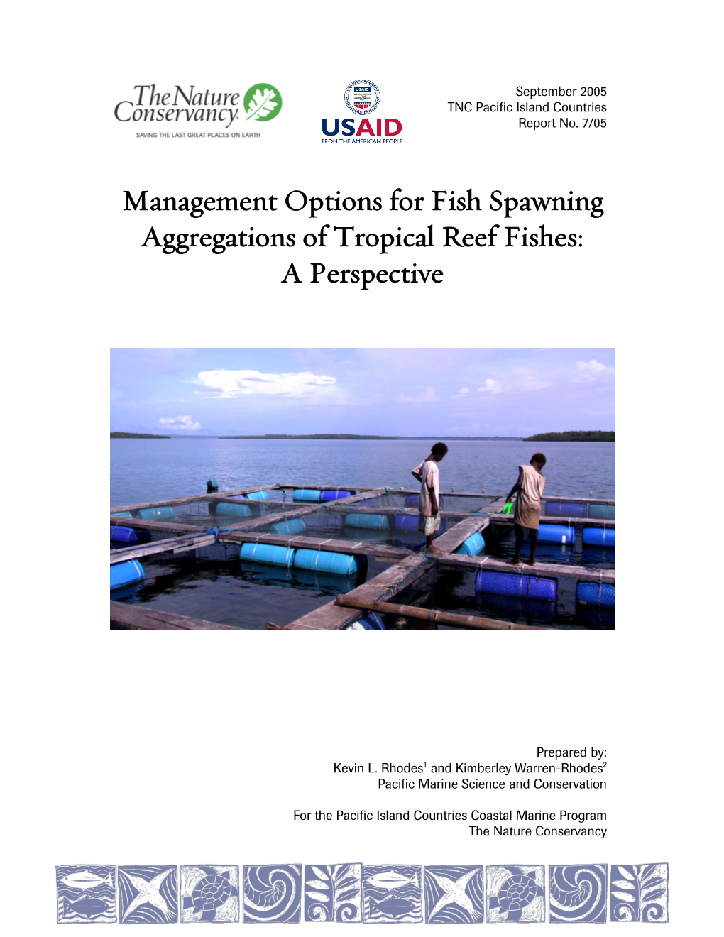 Management Options for Fish Spawning Aggregations of Tropical Reef Fishes: a Perspective