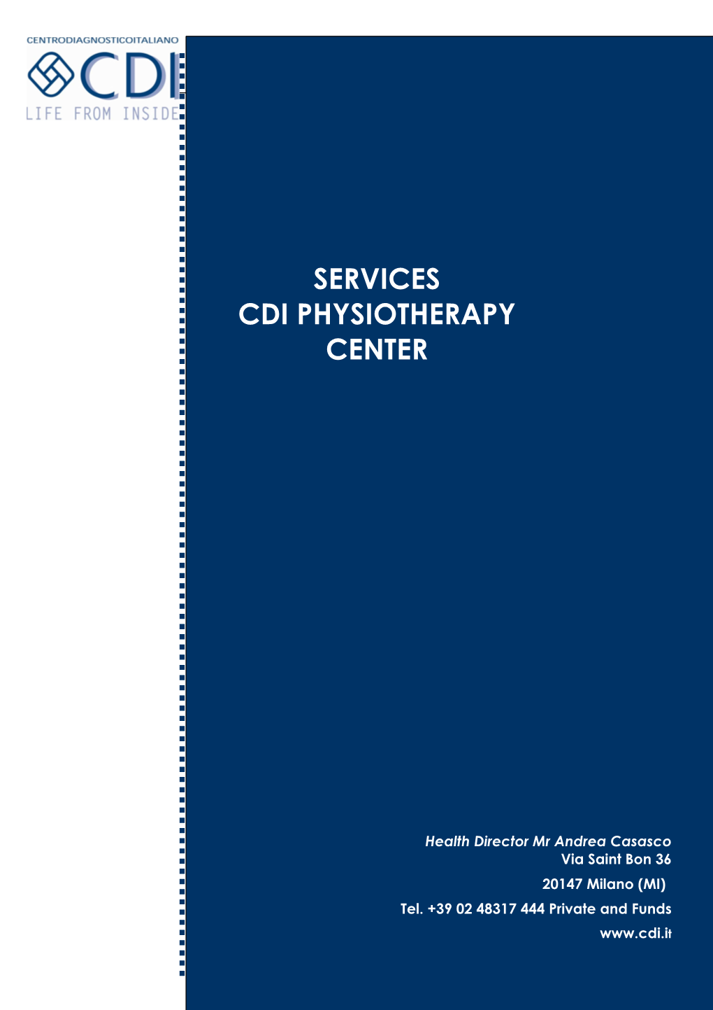 Carta Dei Servizi CDI Fisioetrapia E Riabilitazione