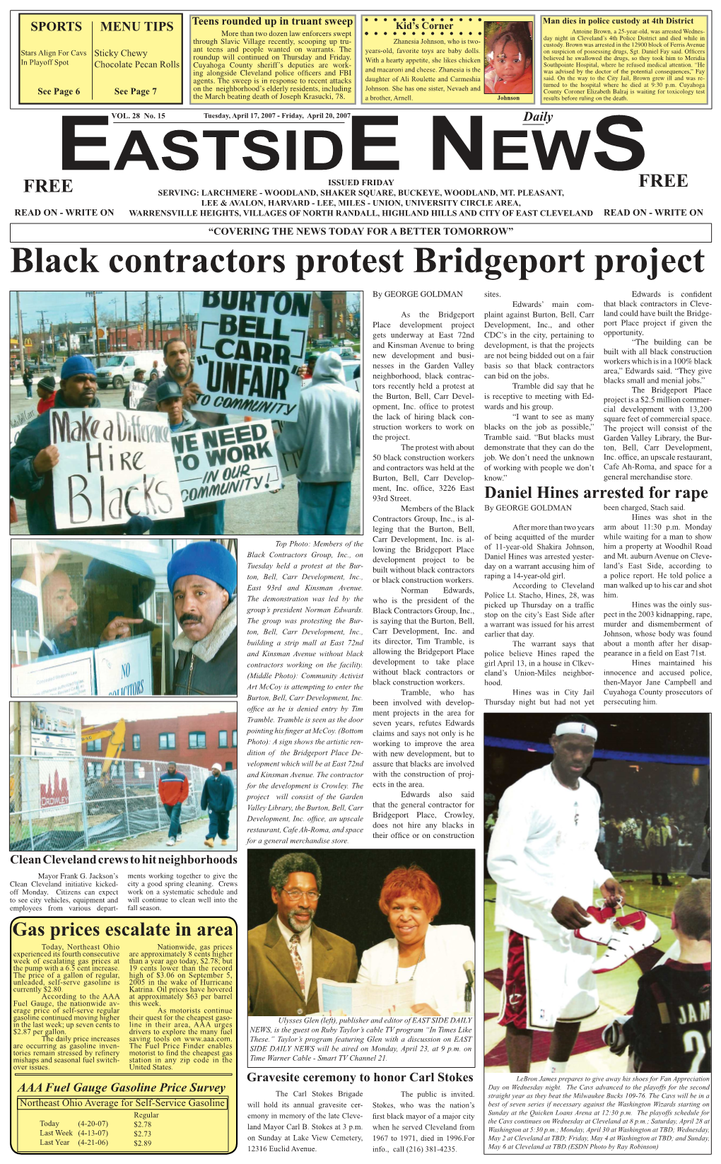 Black Contractors Protest Bridgeport Project