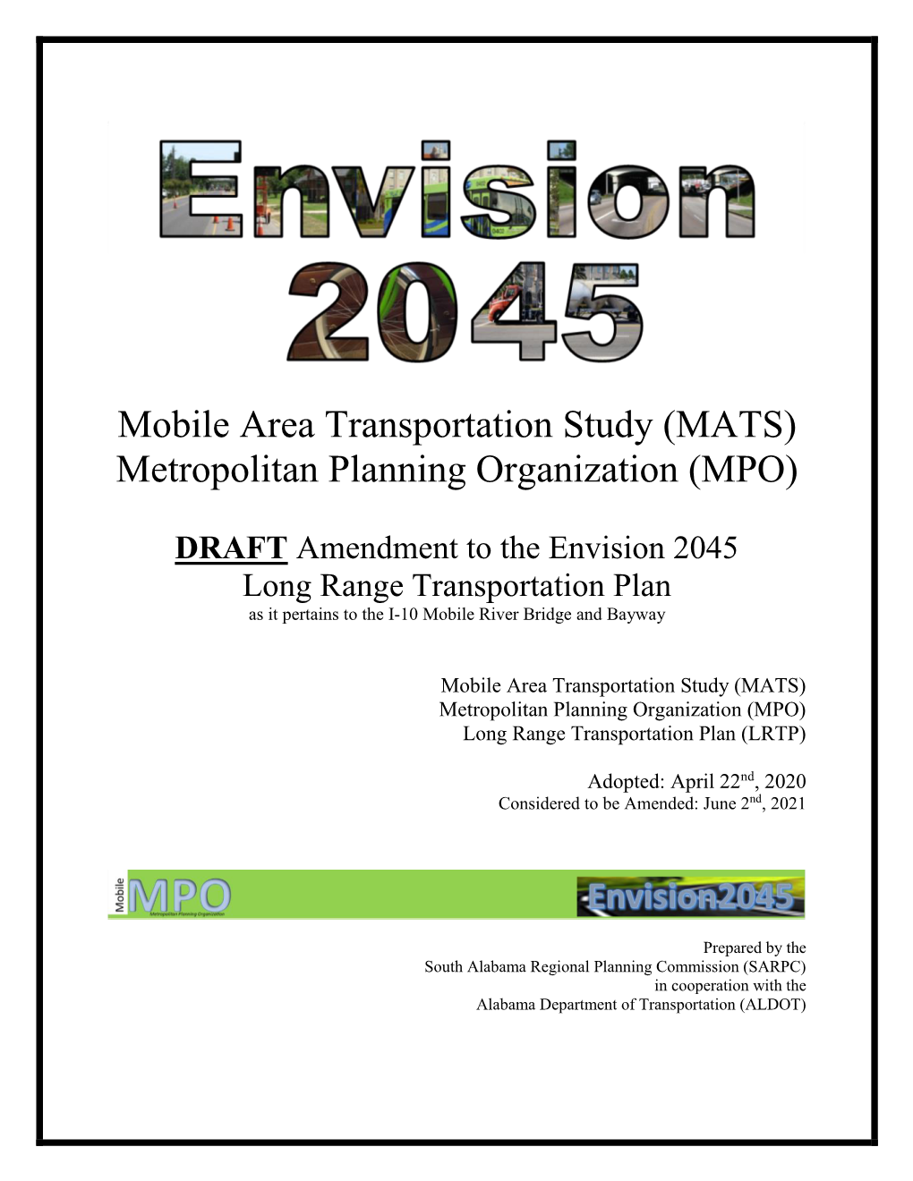 Mobile Area Transportation Study (MATS) Metropolitan Planning Organization (MPO)