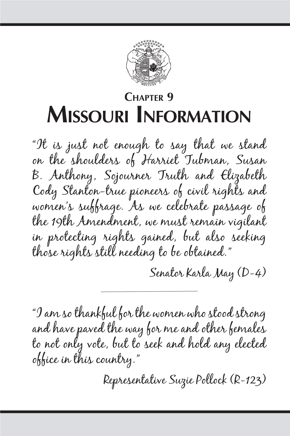 Missouri Information