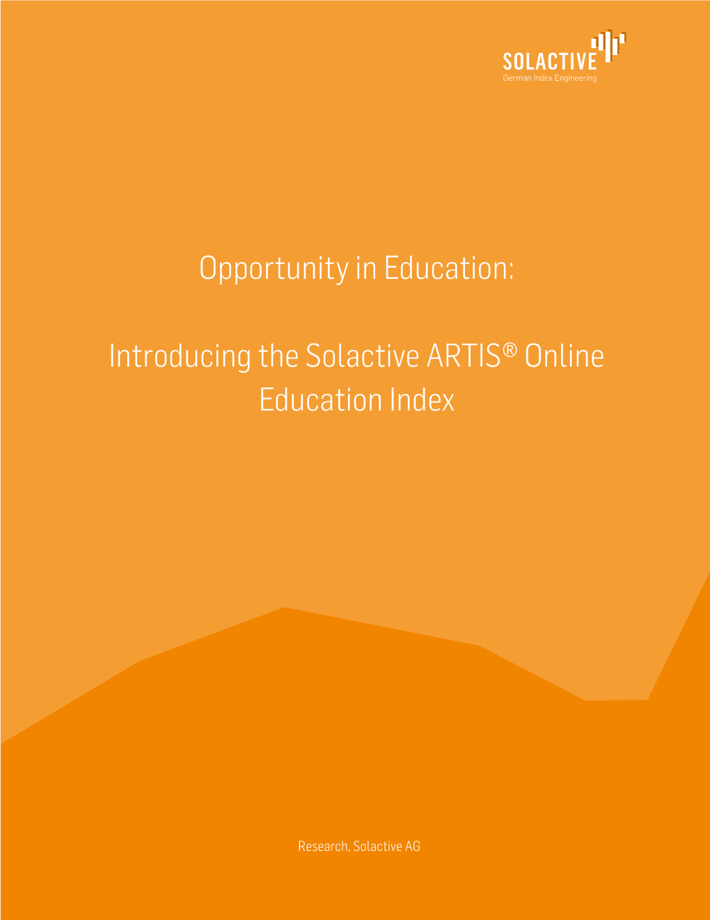 Opportunity in Education: Introducing the Solactive ARTIS® Online Education Index
