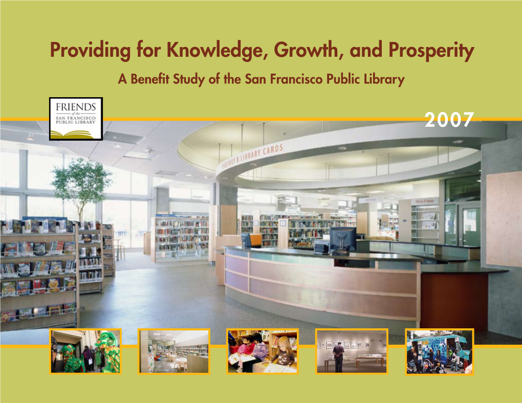 A Benefit Study of the San Francisco Public Library