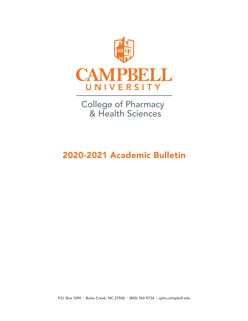 2020-2021 Academic Bulletin