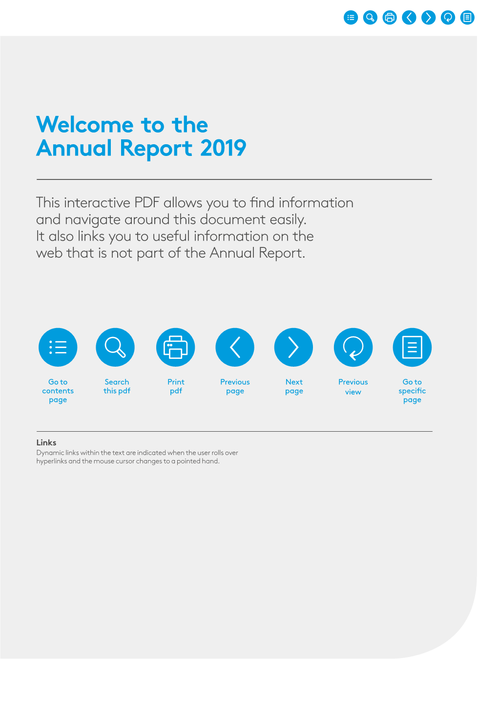 Welcome to the Annual Report 2019