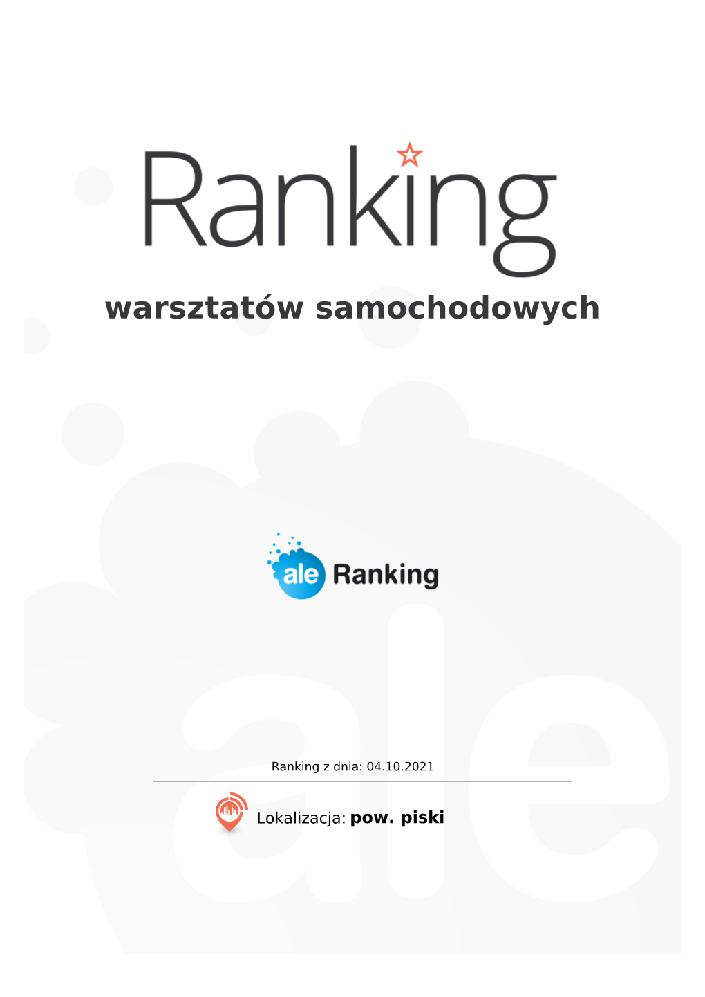 Lista Polecanych Warsztatów Samochodowych • Pow. Piski