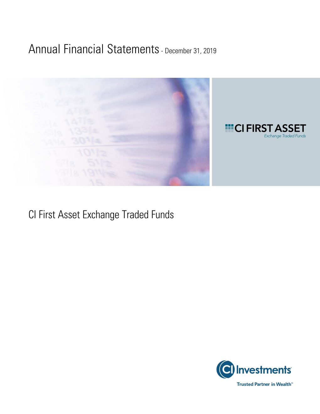 Annual Financial Statements - December 31, 2019