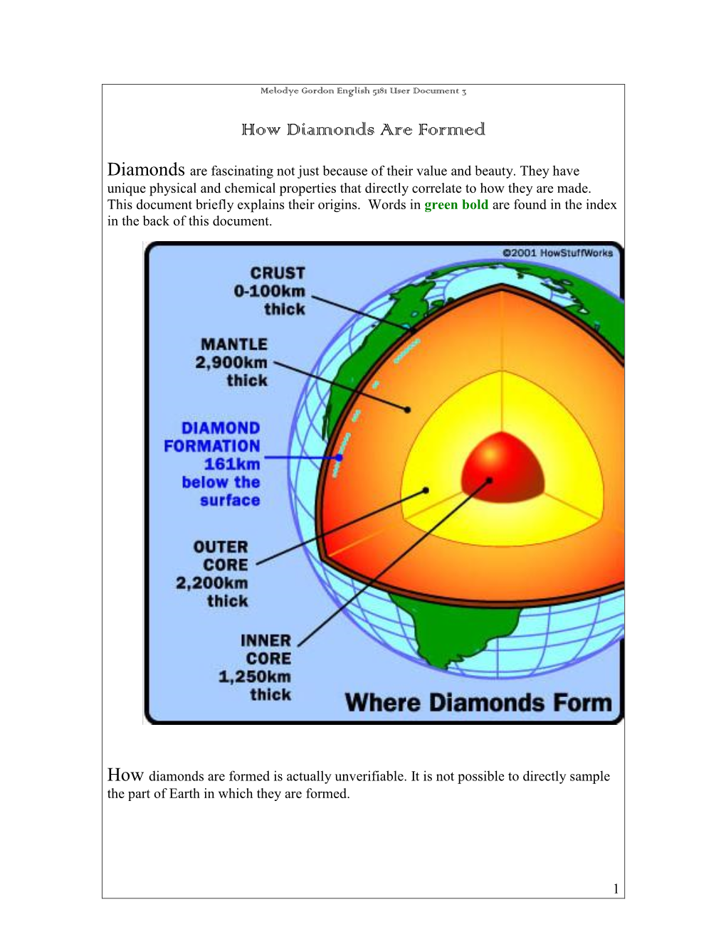 How Diamonds Are Formed