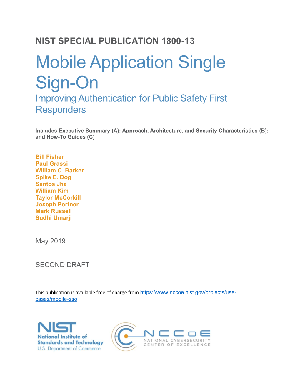 Mobile Application Single Sign-On Improving Authentication for Public Safety First Responders