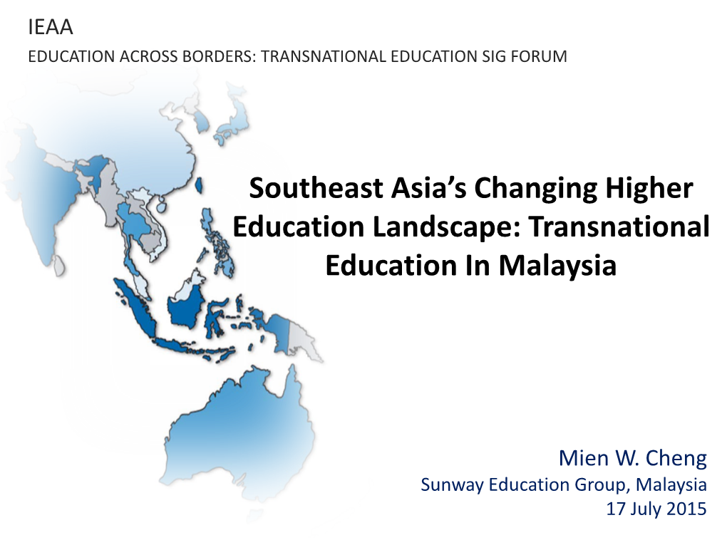 Transnational Education Sig Forum