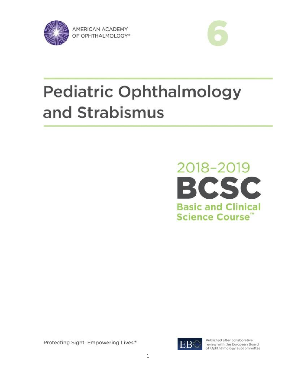 Aao 2018 2019 Paediatric Ophthalmology