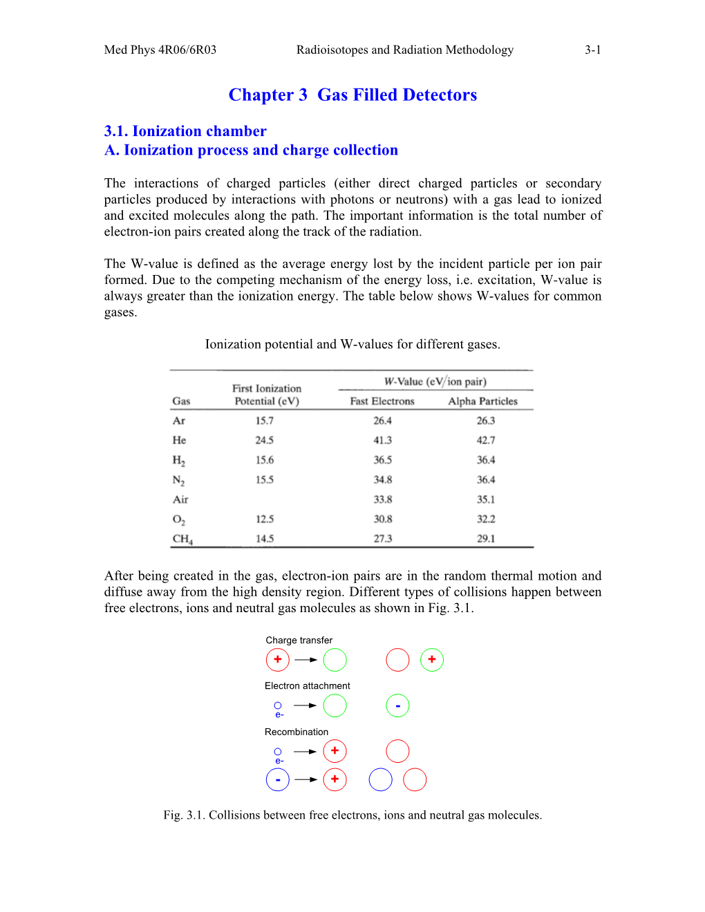 Chapter 3 Gas Filled Detectors