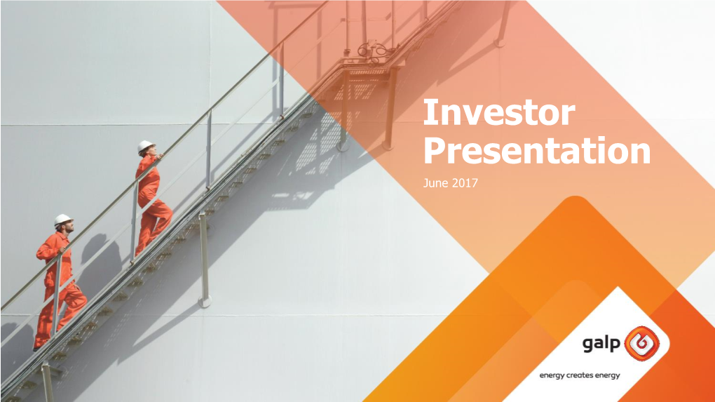 Investor Presentation June 2017 2 Cautionary Statement