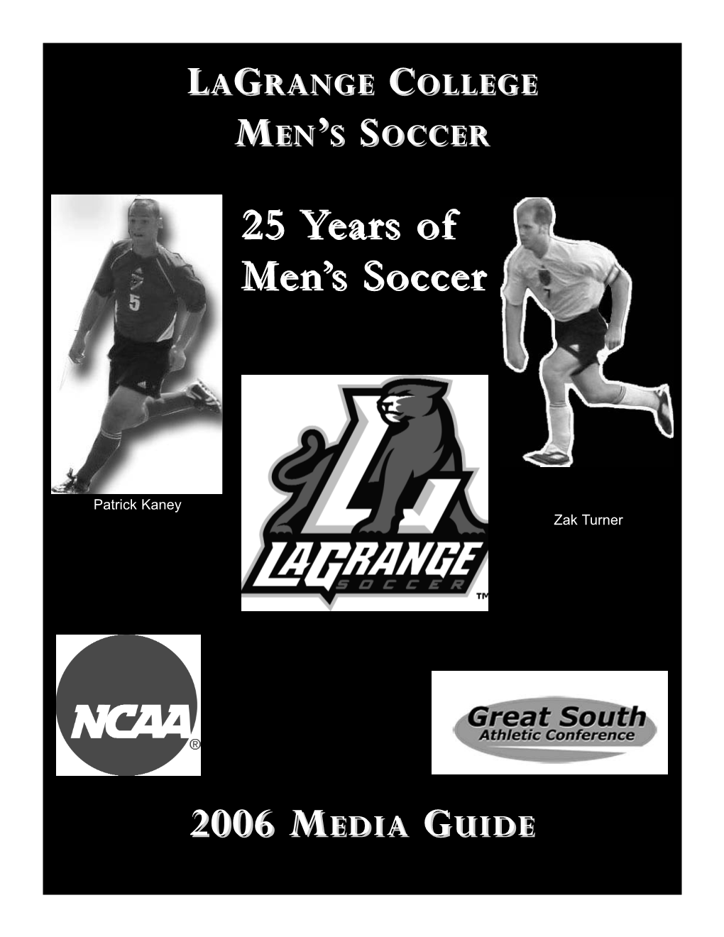 Men's Soccer 2006 Media Guide.Qxp