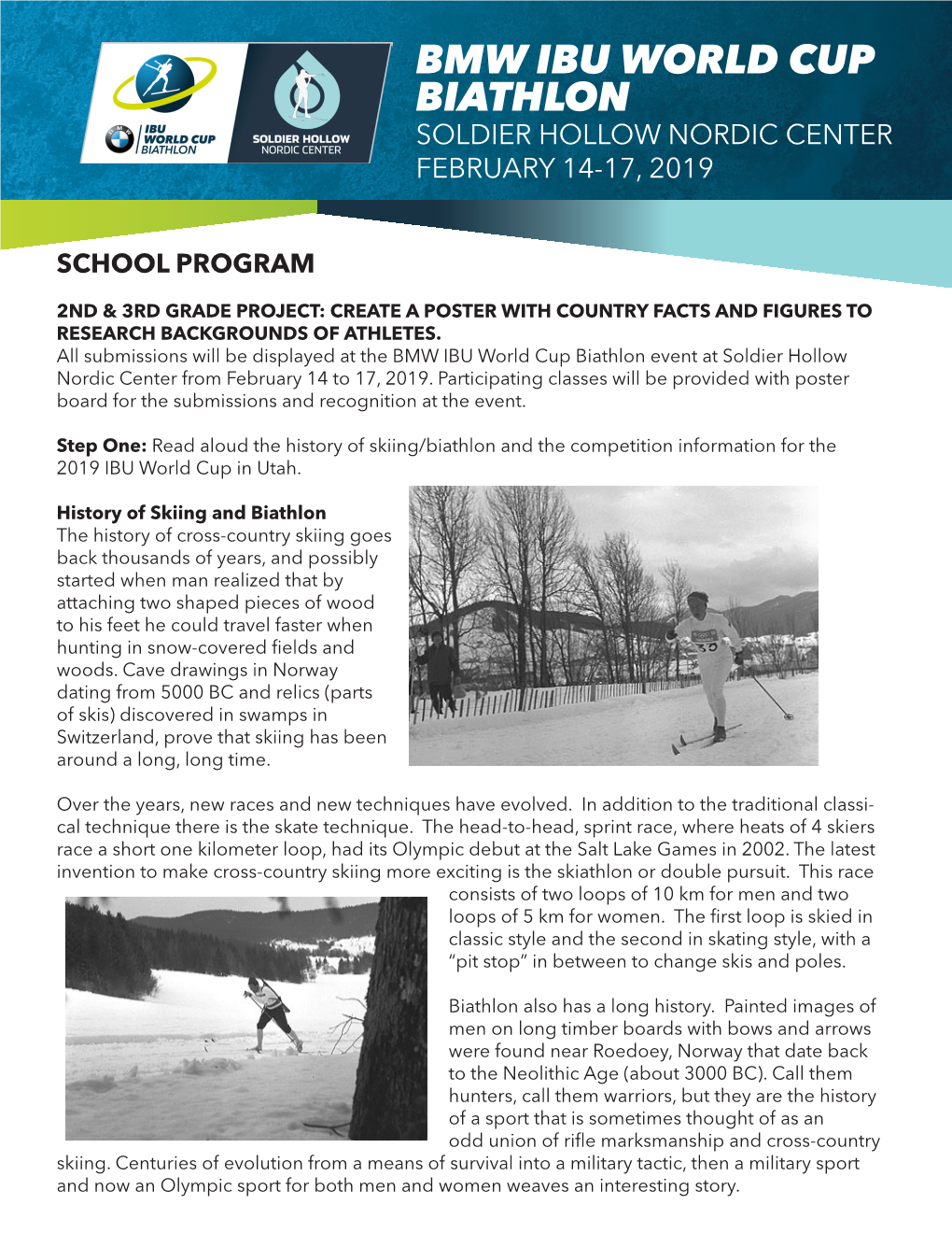 Bmw Ibu World Cup Biathlon Soldier Hollow Nordic Center February 14-17, 2019