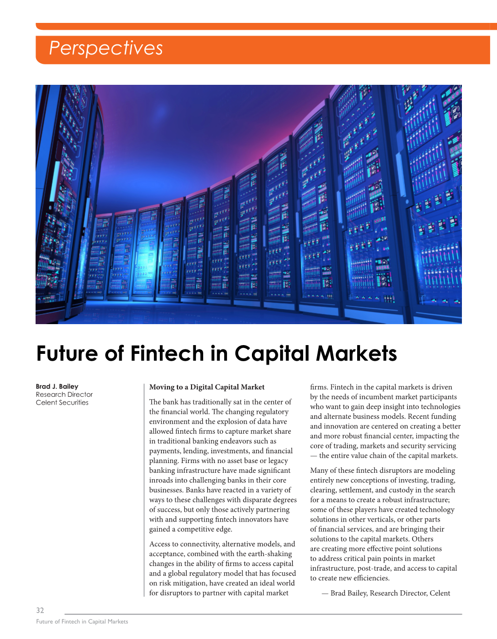 Future of Fintech in Capital Markets