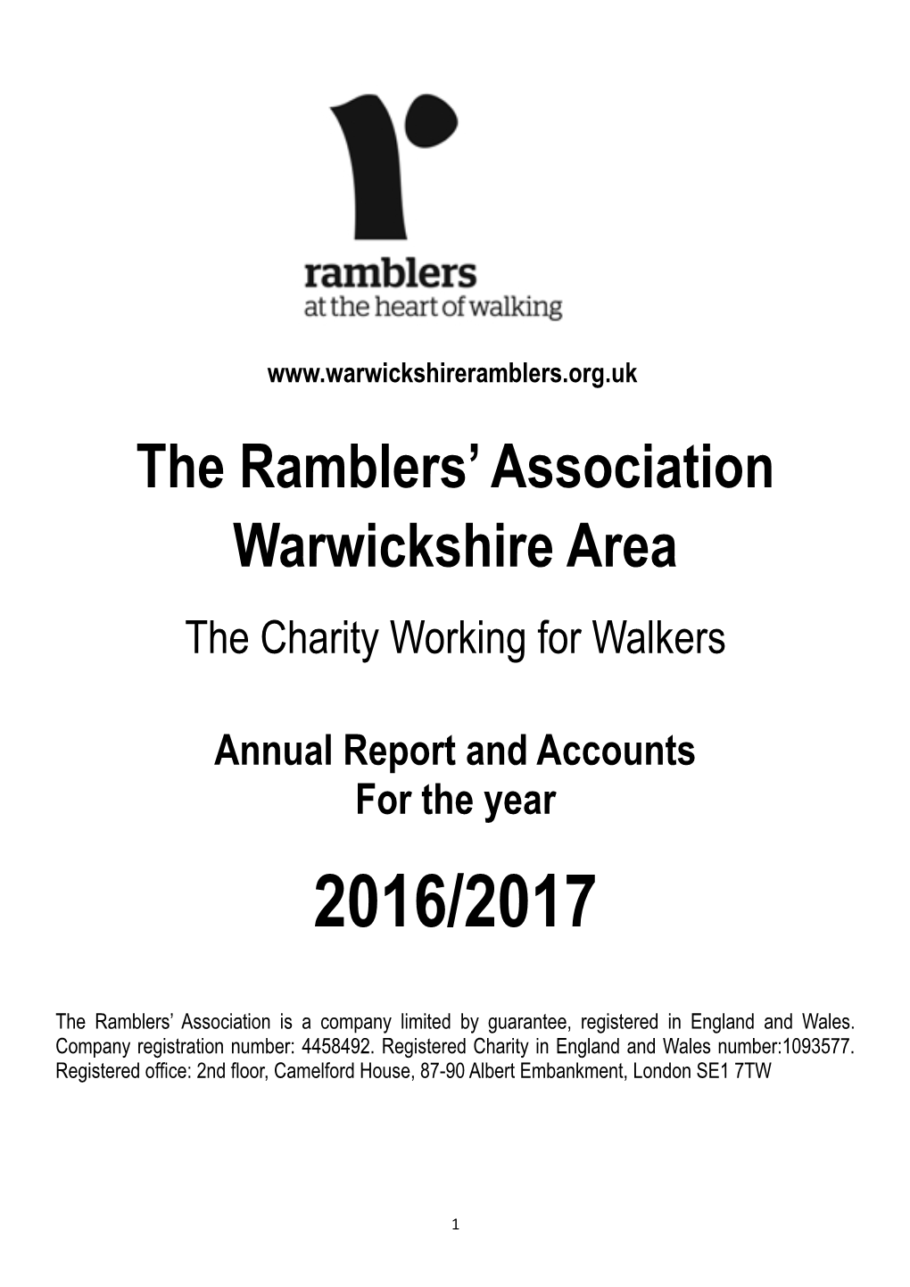 The Ramblers' Association Warwickshire Area