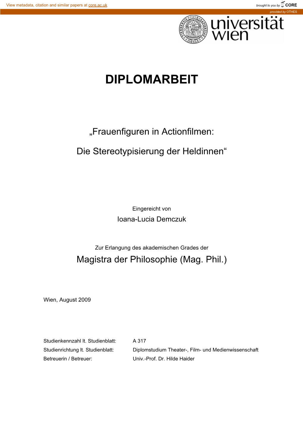 Diplomarbeit