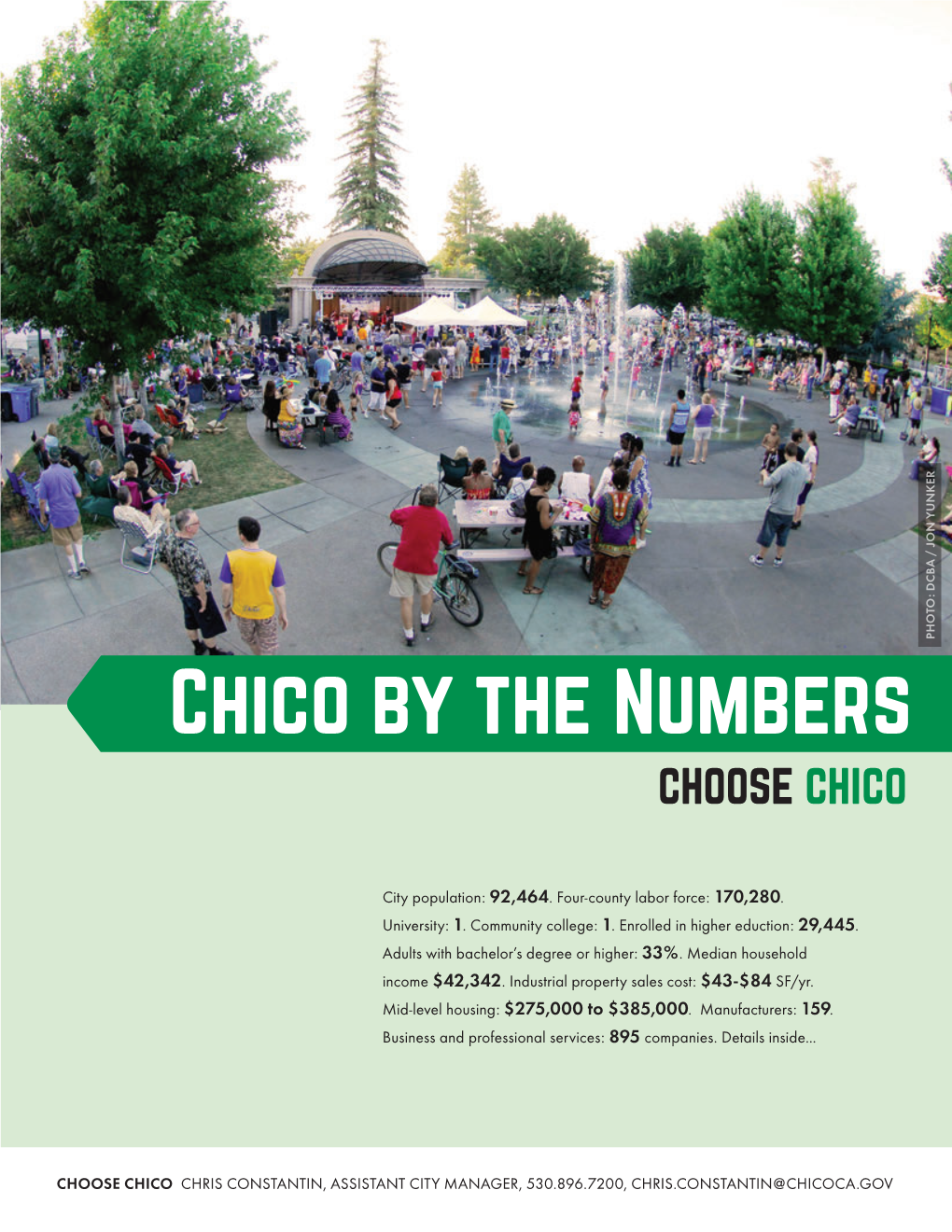 Chico by the Numbers Choose Chico