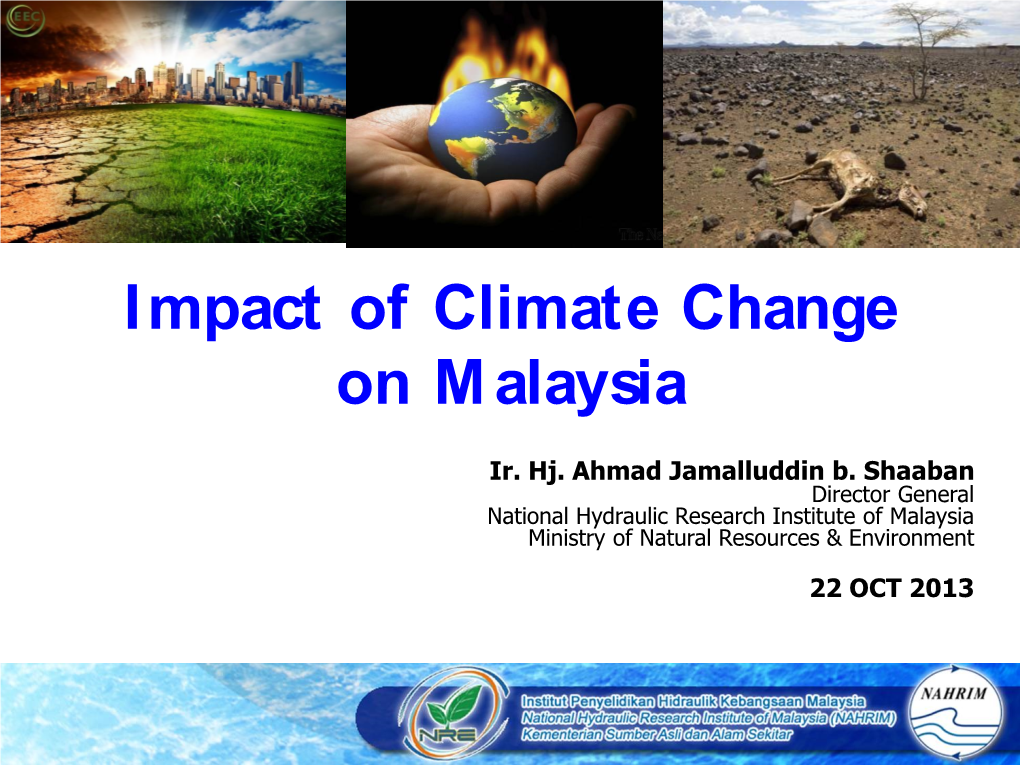 Impact of Climate Change on Malaysia