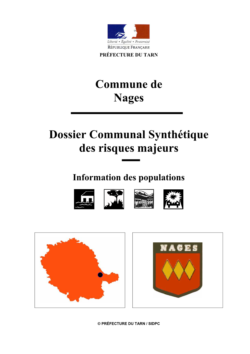 Commune De Nages Dossier Communal Synthétique Des Risques