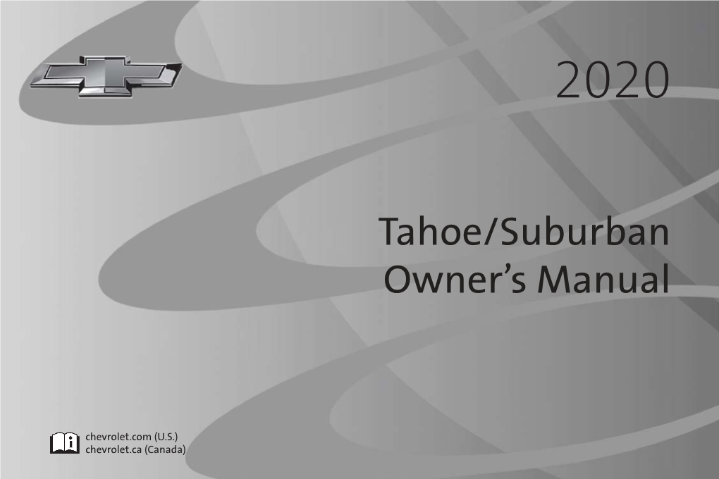 2020 Chevrolet Tahoe/Suburban Owners Manual