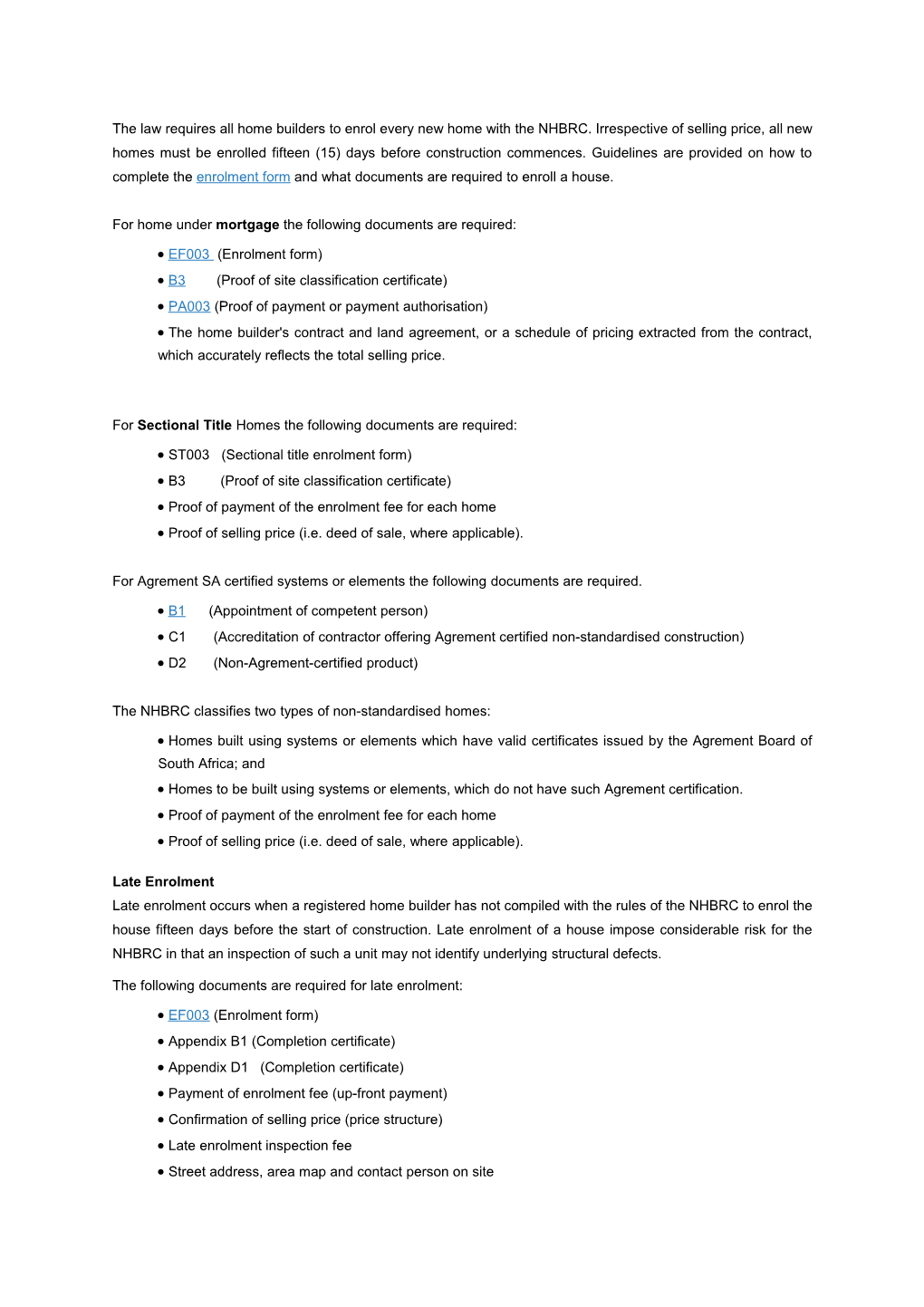 B3 (Proof of Site Classification Certificate)