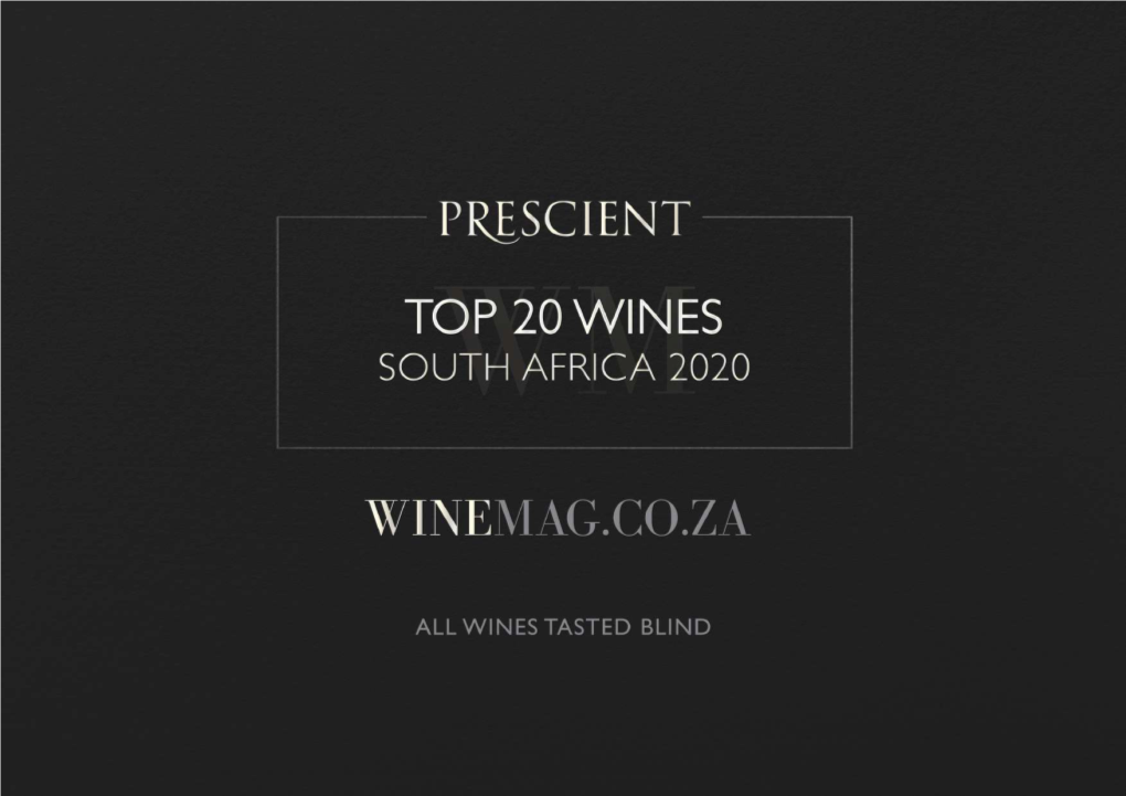 Prescient Top 20 Wines South Africa 2020