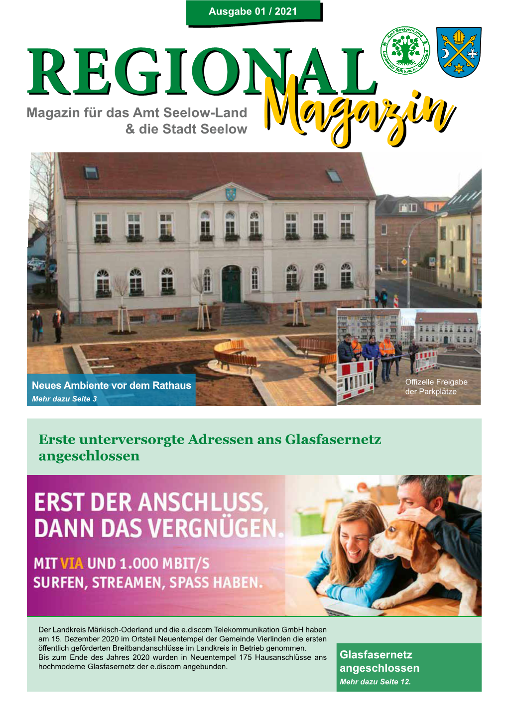 Magazin Für Das Amt Seelow-Land & Die Stadt Seelow Erste